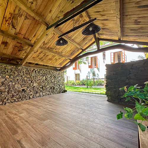 cobertizo para actividades de ocio en la Pousada de Boimouro casa de alquiler vacacional